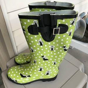 Owl Rainboots